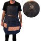 Barber Black-Skin Denim Apron 