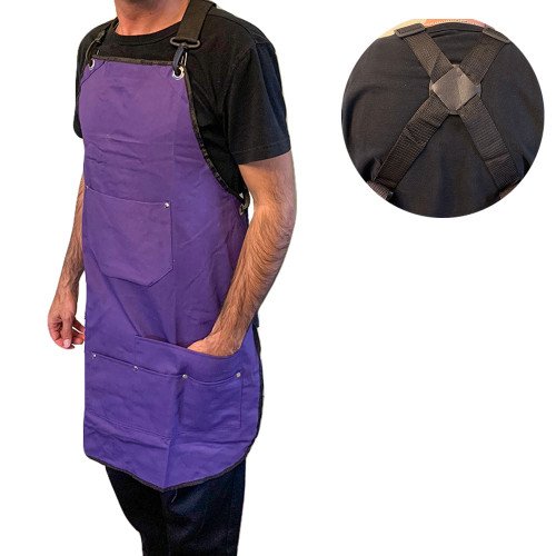 Barber Purple Apron