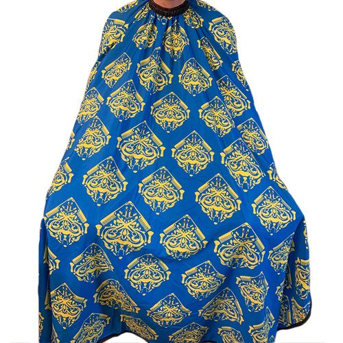 Blue And Yellow Crown Cape 